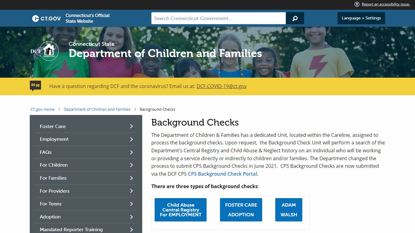 Background Checks - CT.gov